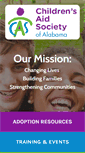 Mobile Screenshot of childrensaid.org
